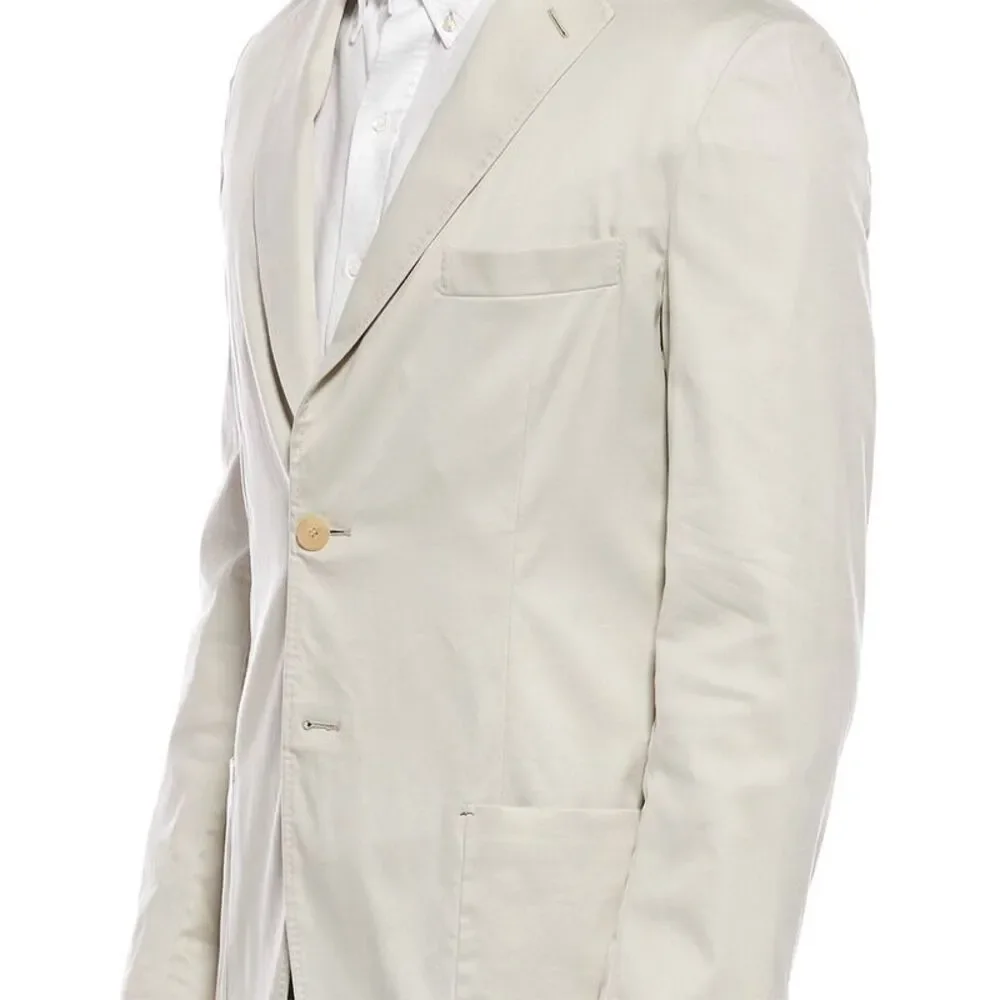 Brioni Mens Deconstructed Blazer, Brown